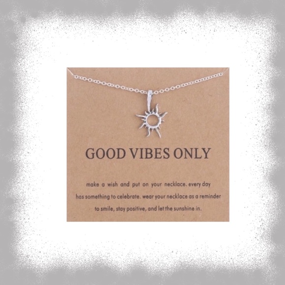 Private Label Jewelry - 🎉HP 🎉🆕Silver “GOOD VIBES ONLY”